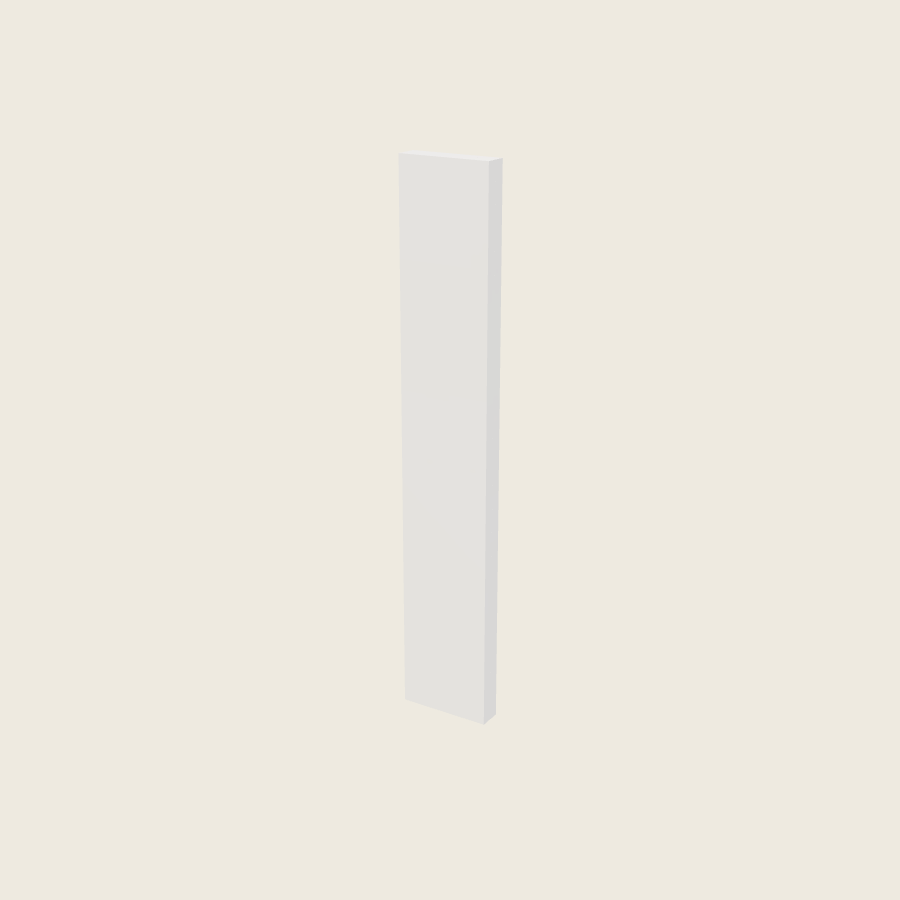 Palermo Gloss White Filler Overlay with Backer - OF635 — 2020 catalog rendering; finish and installed options are illustrative