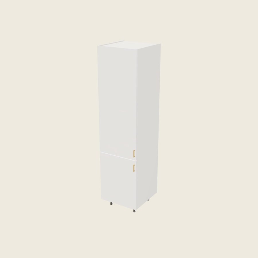 Palermo Gloss White Tall Utility Cabinet - T2494 — 2020 catalog rendering; left-hand arrangement shown; finish and installed options are illustrative