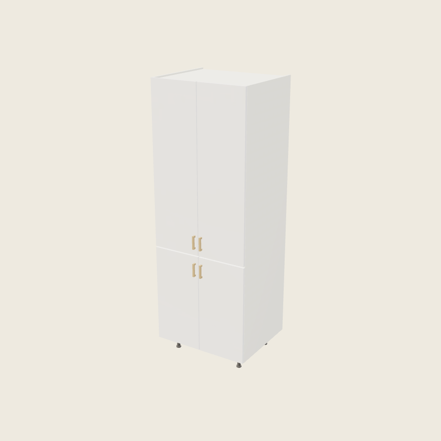 Palermo Gloss White Tall Utility Cabinet - T3084 — 2020 catalog rendering; finish and installed options are illustrative