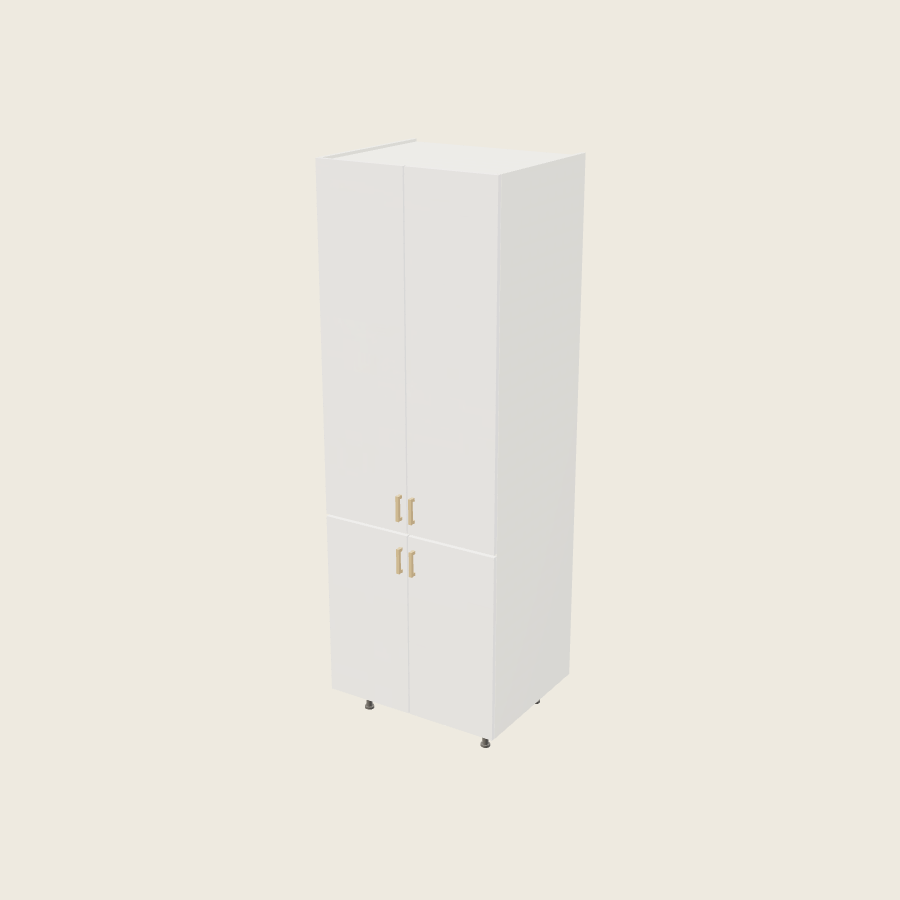 Palermo Gloss White Tall Utility Cabinet - T3089 — 2020 catalog rendering; finish and installed options are illustrative