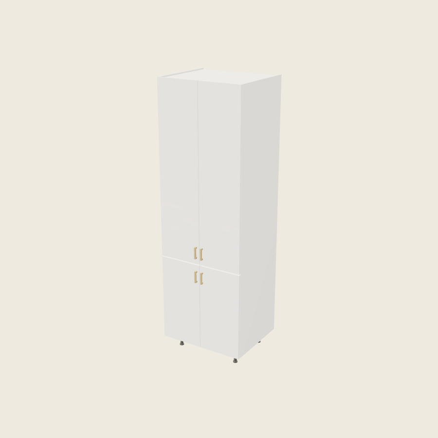 Palermo Gloss White Tall Utility Cabinet - T3094 — 2020 catalog rendering; finish and installed options are illustrative
