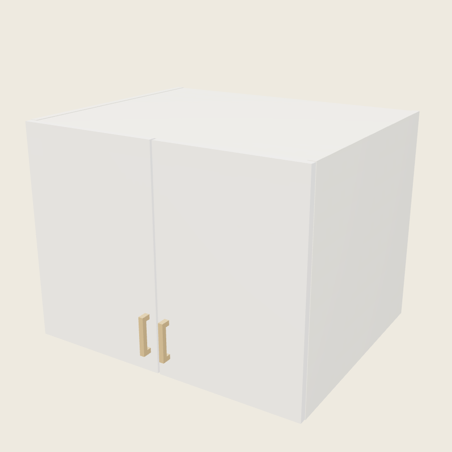 Palermo Gloss White Double Door Wall Cabinet - W302324 — 2020 catalog rendering; finish and installed options are illustrative