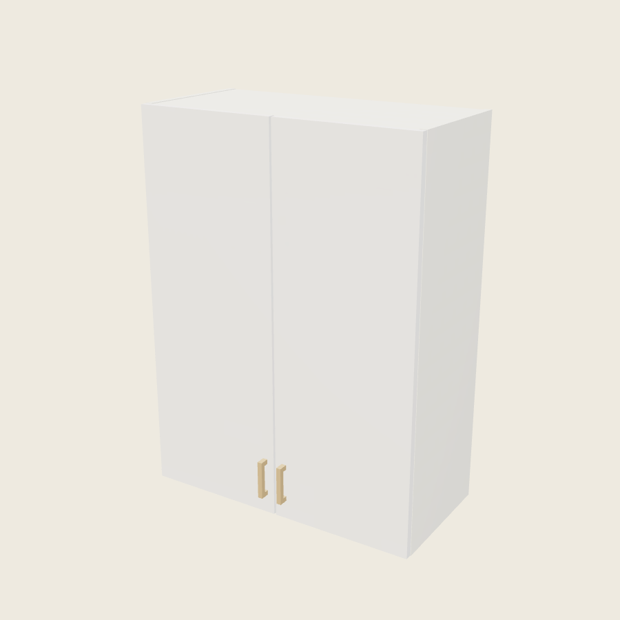 Palermo Gloss White Double Door Wall Cabinet - W3040 — 2020 catalog rendering; finish and installed options are illustrative