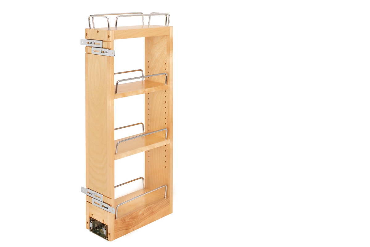 r031 | 448-BBSCWC-5C | Wall Cabinet Shelf Pullout with Ball Bearing Soft-Close (Fits 9"W x 30"H Wall Cabinet)