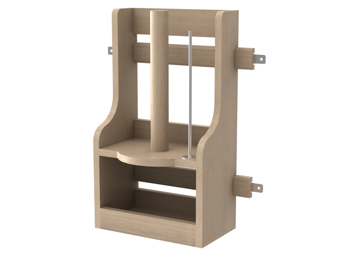 r052 | 4SBPT-18-1 | Paper Towel Door Mount Cabinet Organizer