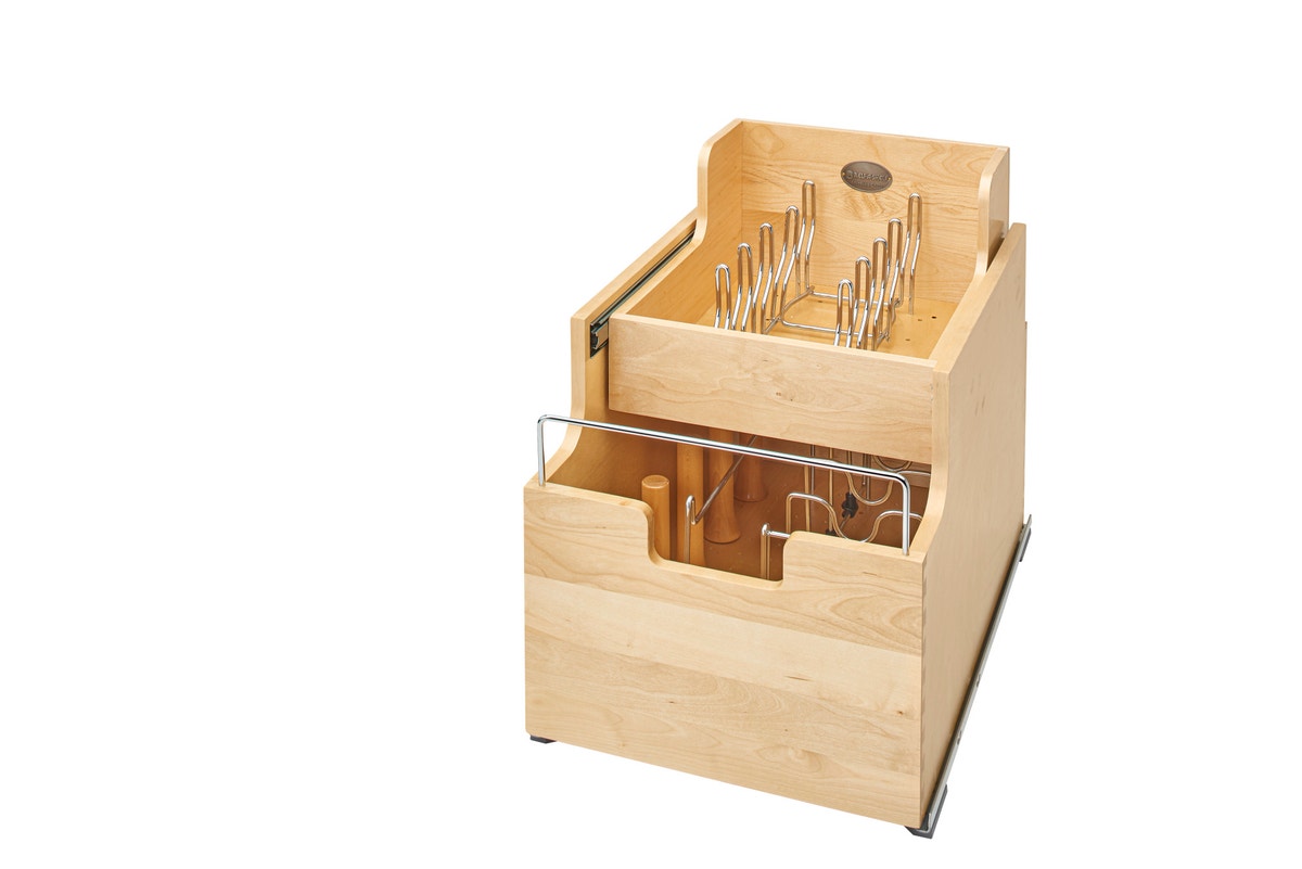 r026 | 4CW2-18SC-1 | Base Cabinet Cookware Pullout Organizer (Fits 18" Base)