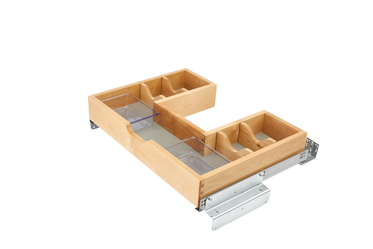 r084 | 486-30VSBSC-SM-1 | Side Mount Vanity Cabinet U-Shaped Pullout Organizer