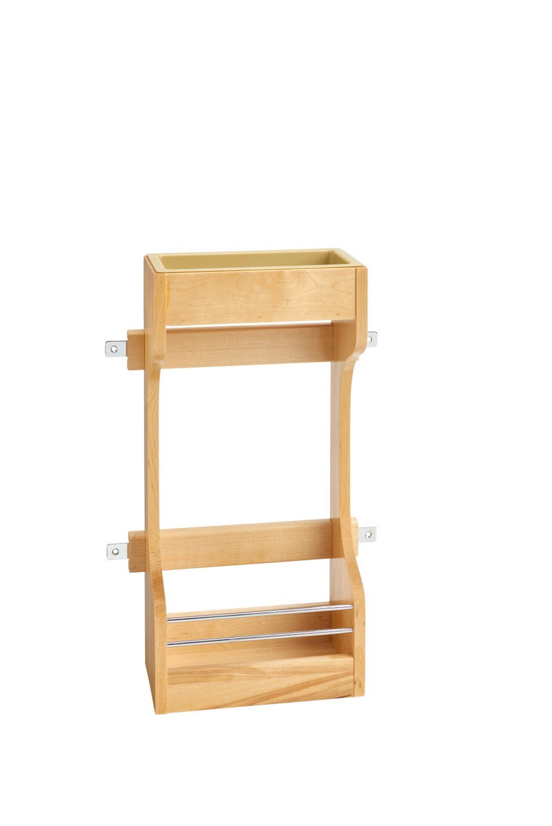 r053 | 4SBSU-15 | Sink Base Door Mounted 2-Shelf Storage Organizer