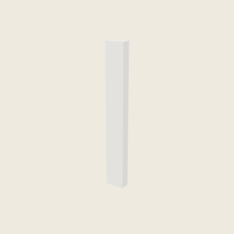 Palermo Gloss White Filler Overlay with Backer - OF323 — 2020 catalog rendering; finish and installed options are illustrative