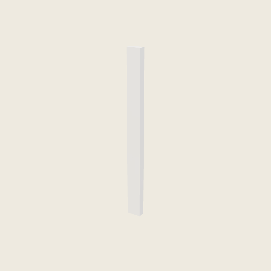 Palermo Gloss White Filler Overlay with Backer - OF335 — 2020 catalog rendering; finish and installed options are illustrative