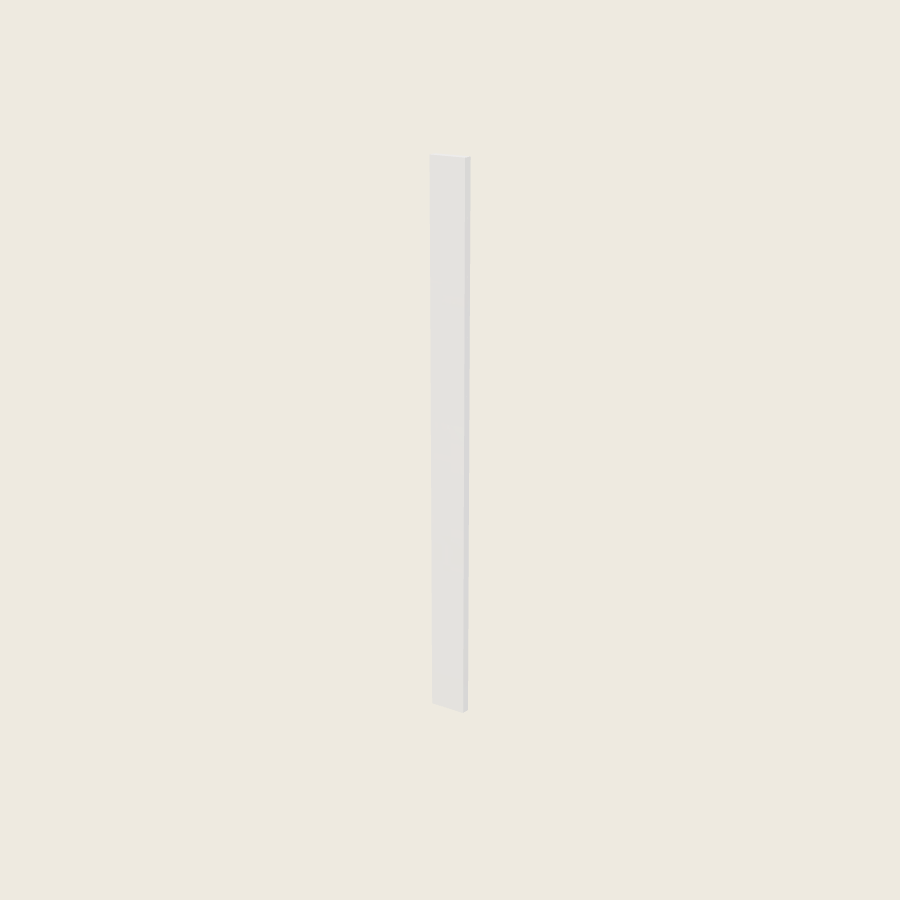 Palermo Gloss White Filler Overlay with Backer - OF694 — 2020 catalog rendering; finish and installed options are illustrative