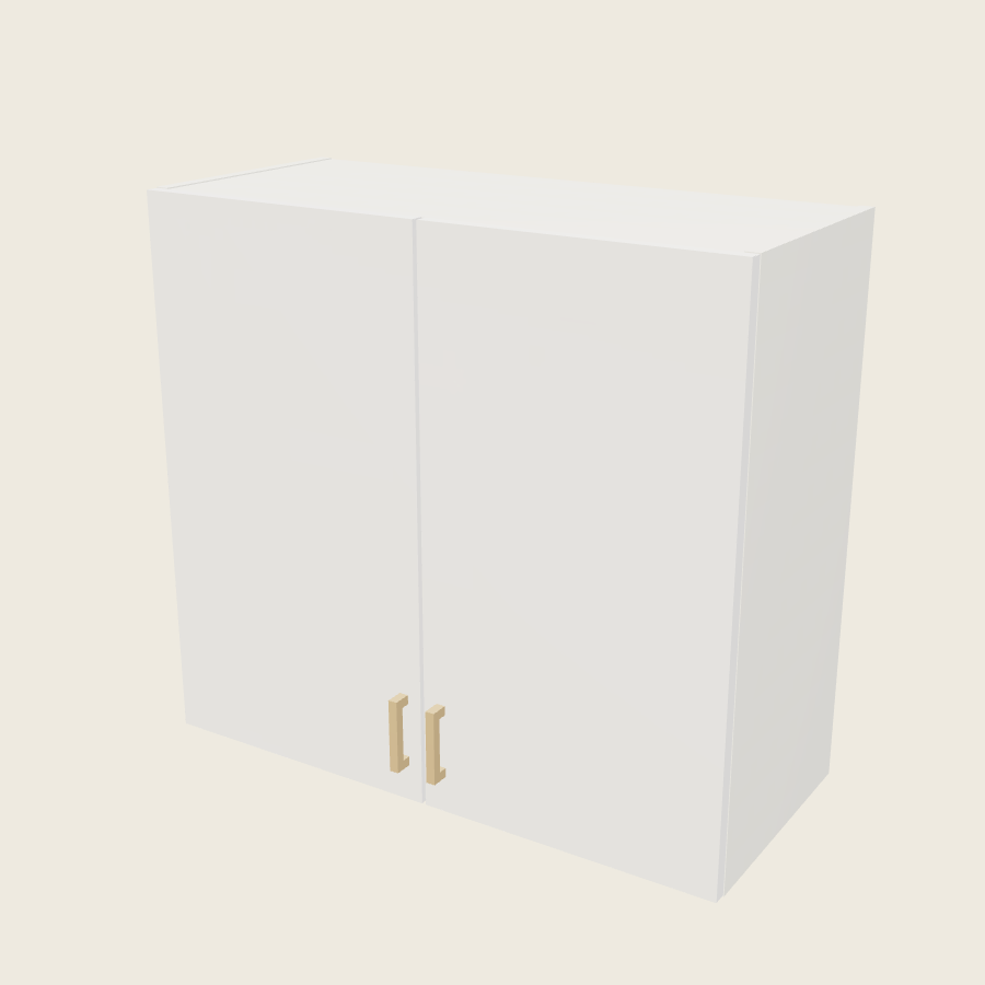 Palermo Gloss White Double Door Wall Cabinet - W3330 — 2020 catalog rendering; finish and installed options are illustrative
