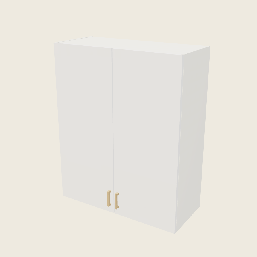 Palermo Gloss White Double Door Wall Cabinet - W3340 — 2020 catalog rendering; finish and installed options are illustrative