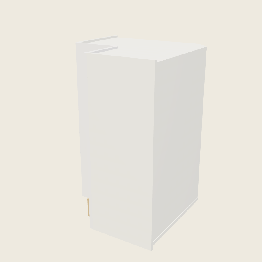 Palermo Gloss White Wall Easy Reach Cabinet - WER2435 — 2020 catalog rendering; left-hand arrangement shown; finish and installed options are illustrative