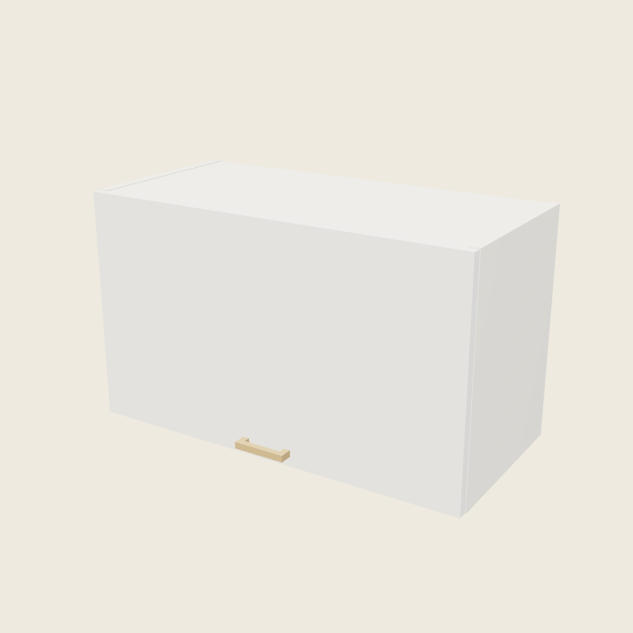 Palermo Gloss White Blum Aventos Flip Up Door Wall Cabinet - WFD3018-BLUM — 2020 catalog rendering; finish and installed options are illustrative