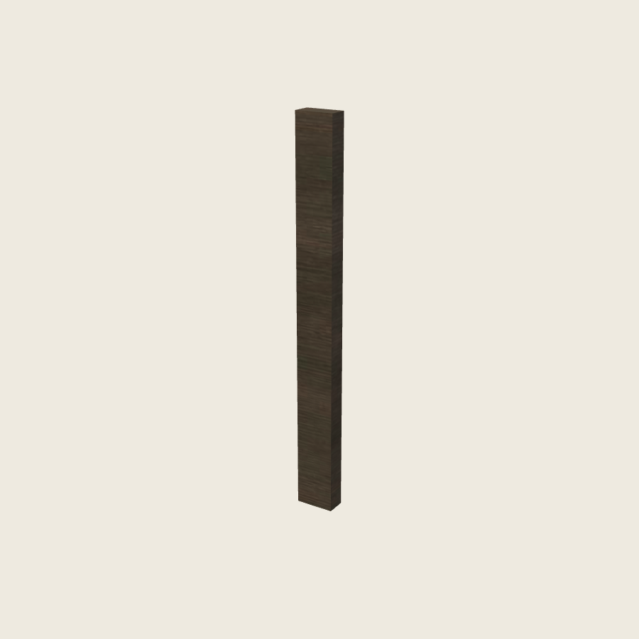 Torino Dark Wood Filler Overlay with Backer - OF330 — 2020 catalog rendering; finish and installed options are illustrative