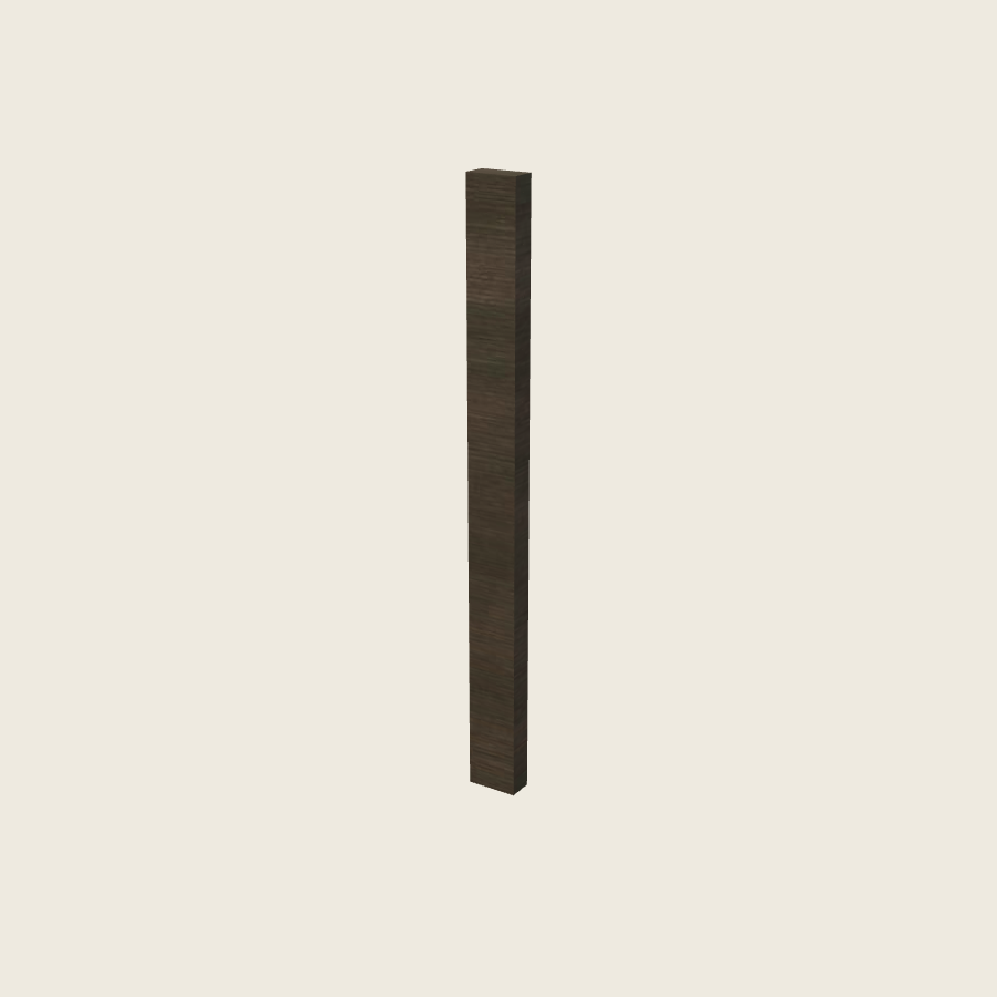 Torino Dark Wood Filler Overlay with Backer - OF335 — 2020 catalog rendering; finish and installed options are illustrative