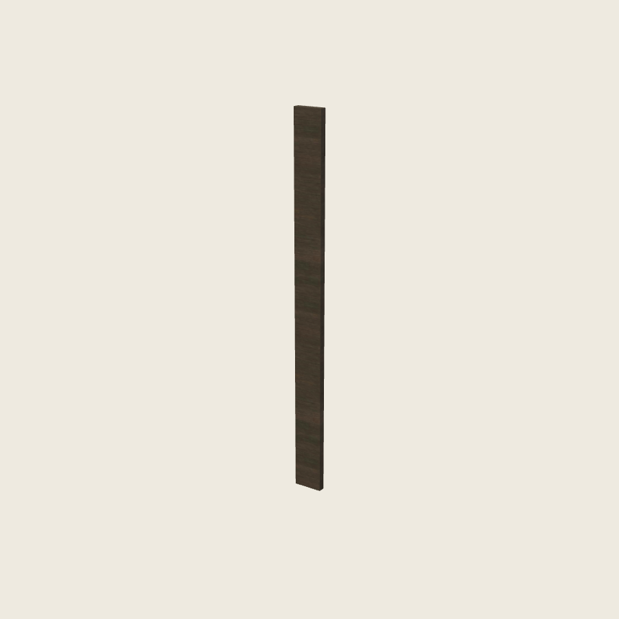 Torino Dark Wood Filler Overlay with Backer - OF684 — 2020 catalog rendering; finish and installed options are illustrative