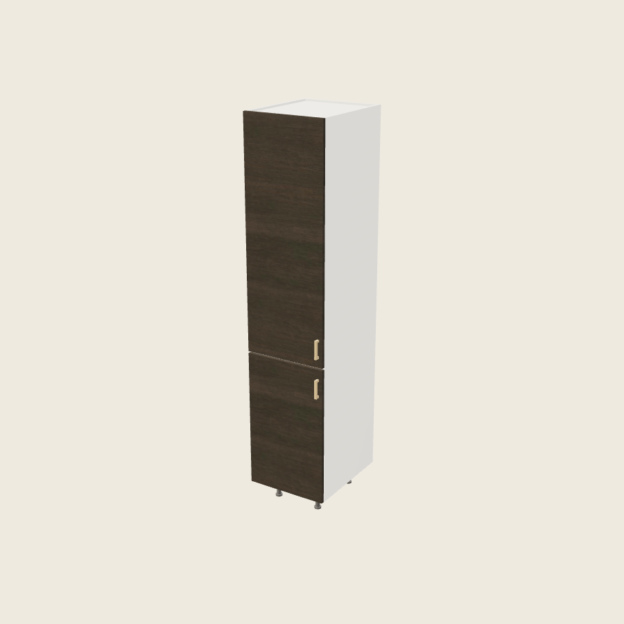 Torino Dark Wood Tall Vanity Utility Cabinet - VT1884 — 2020 catalog rendering; left-hand arrangement shown; finish and installed options are illustrative