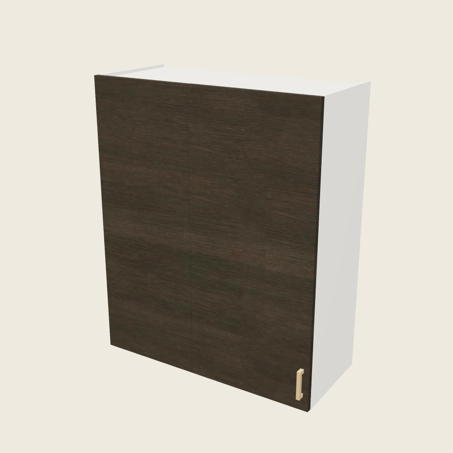 Torino Dark Wood Wall Blind Corner Cabinet - WBC33/3640 — 2020 catalog rendering; left-hand arrangement shown; finish and installed options are illustrative