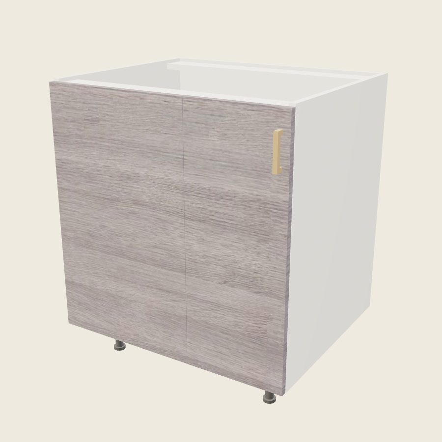 Torino Gray Wood Single Door Blind Base Corner Cabinet - BBC37/40FH — 2020 catalog rendering; left-hand arrangement shown; finish and installed options are illustrative