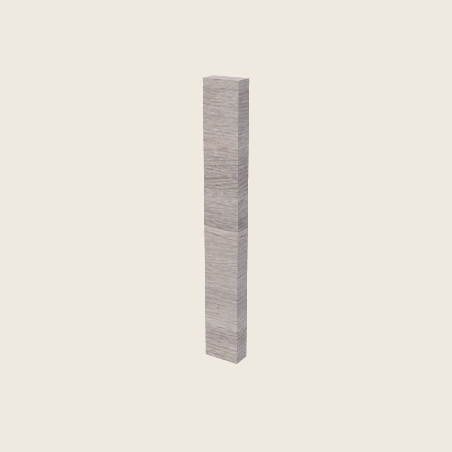 Torino Gray Wood Filler Overlay with Backer - OF323 — 2020 catalog rendering; finish and installed options are illustrative
