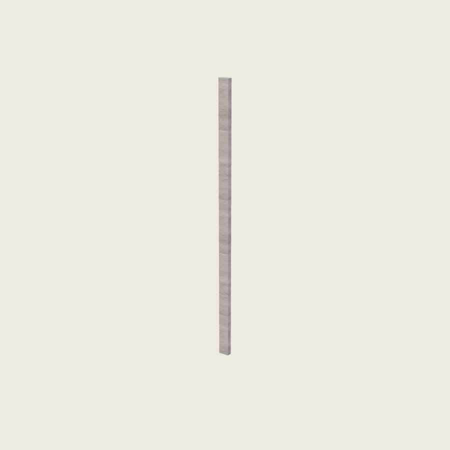 Torino Gray Wood Filler Overlay with Backer - OF384 — 2020 catalog rendering; finish and installed options are illustrative