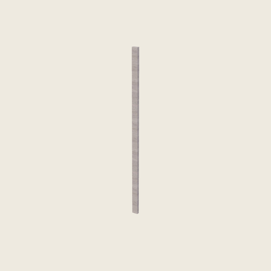Torino Gray Wood Filler Overlay with Backer - OF389 — 2020 catalog rendering; finish and installed options are illustrative