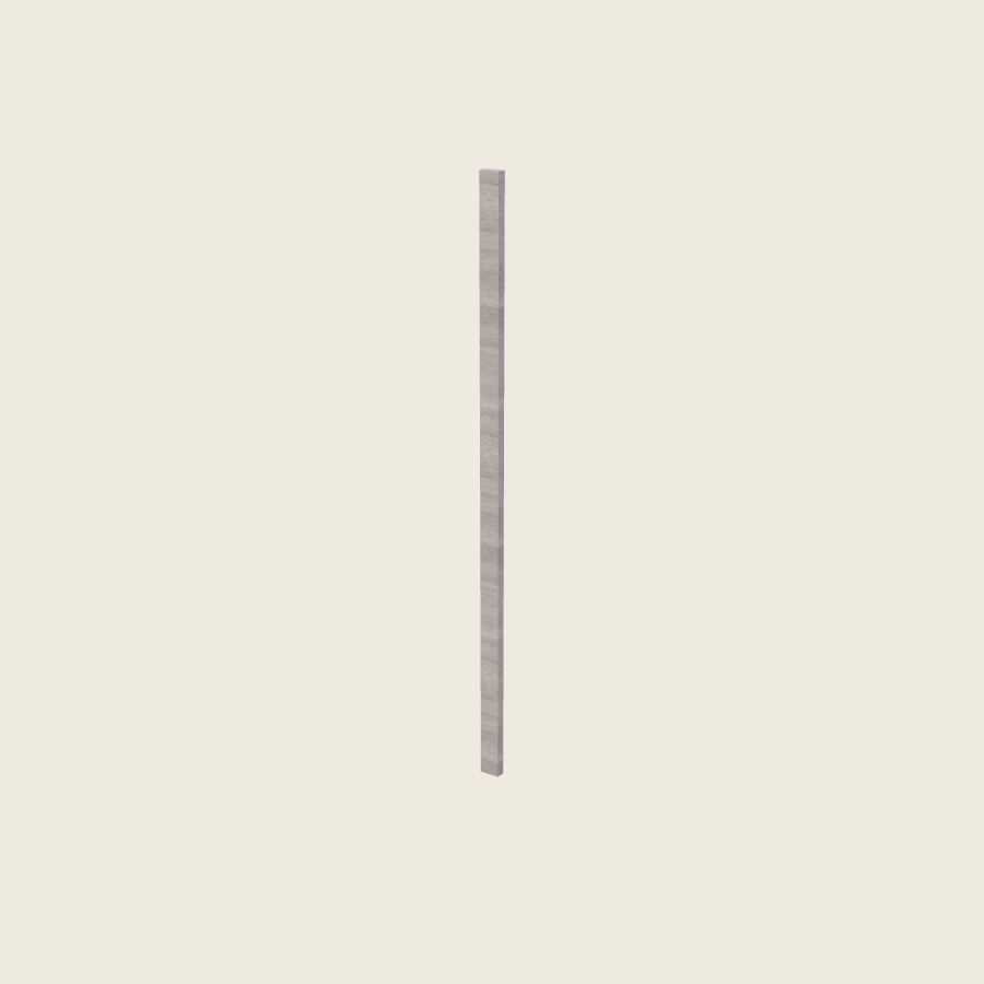 Torino Gray Wood Filler Overlay with Backer - OF394 — 2020 catalog rendering; finish and installed options are illustrative