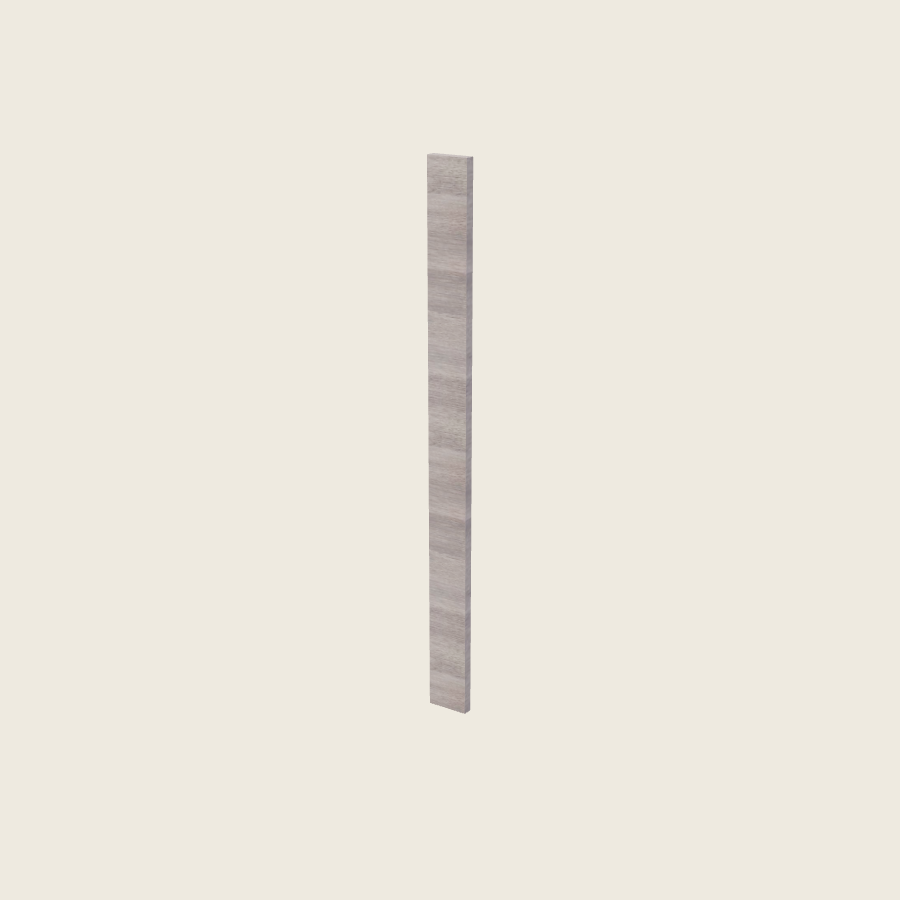 Torino Gray Wood Filler Overlay with Backer - OF684 — 2020 catalog rendering; finish and installed options are illustrative