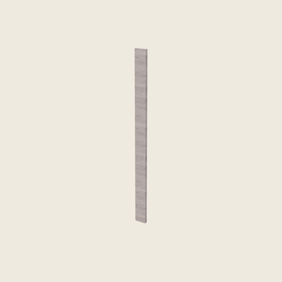 Torino Gray Wood Filler Overlay with Backer - OF694 — 2020 catalog rendering; finish and installed options are illustrative