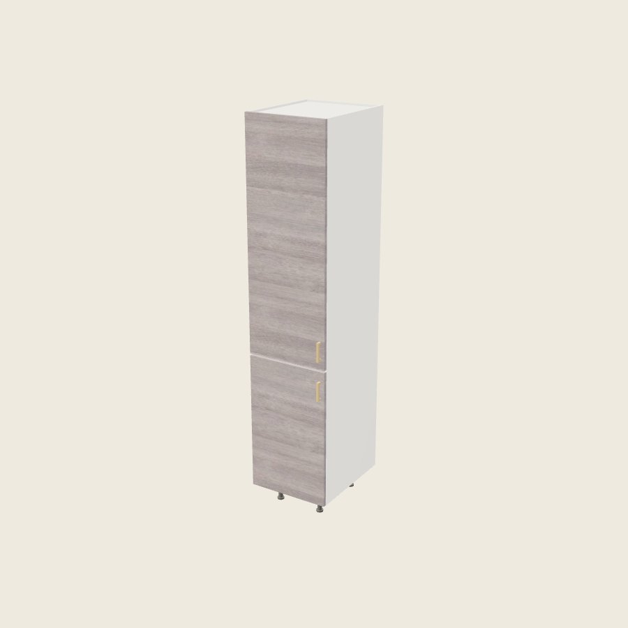 Torino Gray Wood Tall Vanity Utility Cabinet - VT1884 — 2020 catalog rendering; left-hand arrangement shown; finish and installed options are illustrative