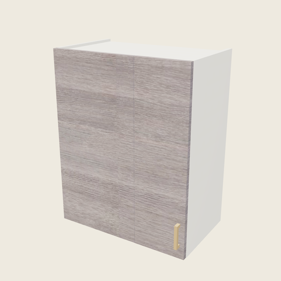Torino Gray Wood Wall Blind Corner Cabinet - WBC24/2730 — 2020 catalog rendering; left-hand arrangement shown; finish and installed options are illustrative
