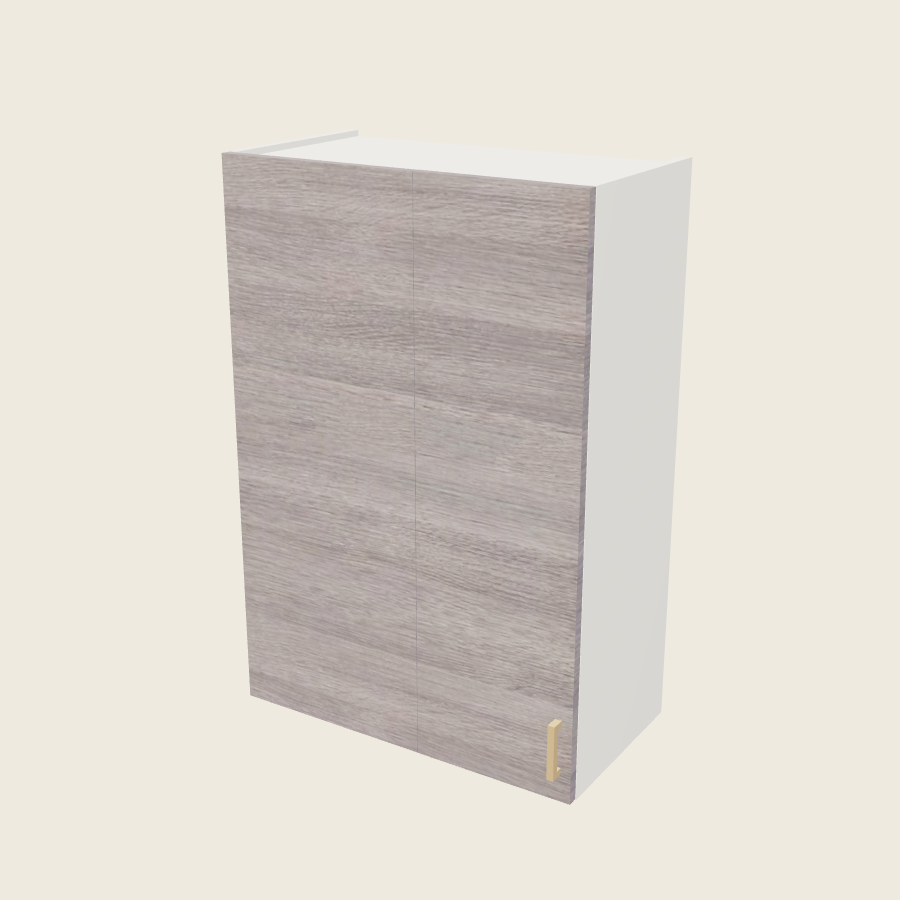 Torino Gray Wood Wall Blind Corner Cabinet - WBC27/3040 — 2020 catalog rendering; left-hand arrangement shown; finish and installed options are illustrative