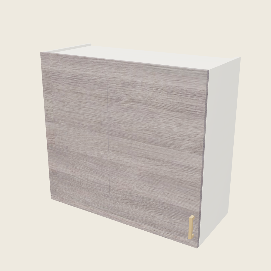 Torino Gray Wood Wall Blind Corner Cabinet - WBC33/3630 — 2020 catalog rendering; left-hand arrangement shown; finish and installed options are illustrative