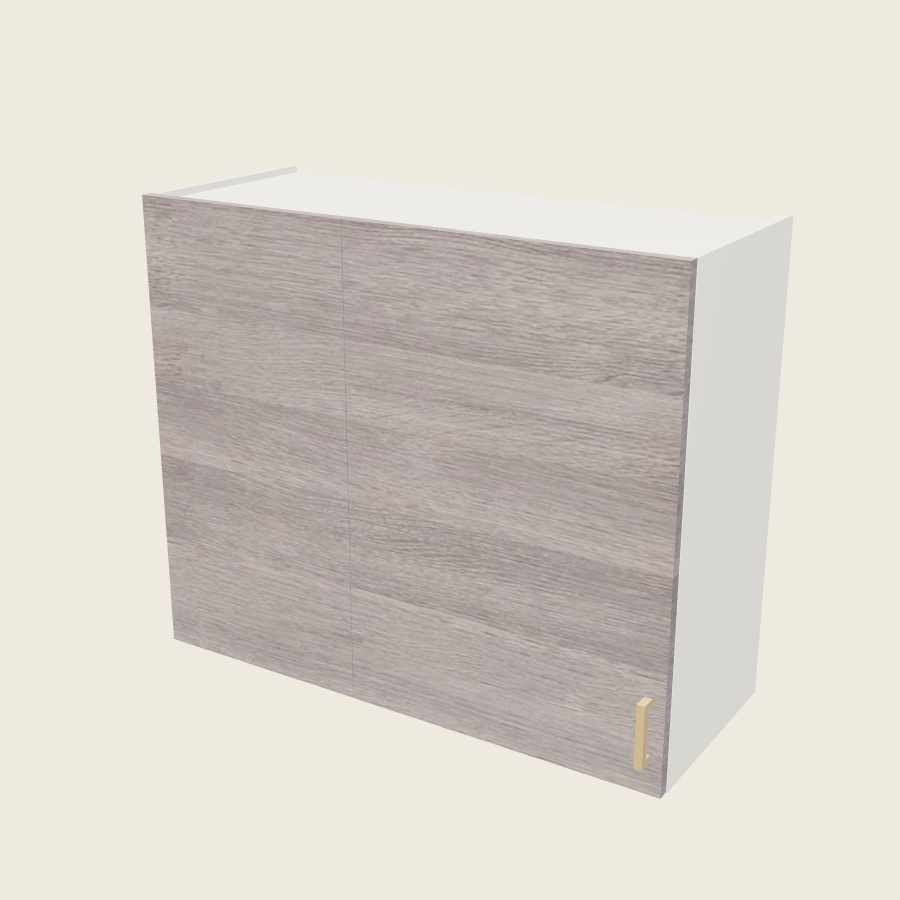 Torino Gray Wood Wall Blind Corner Cabinet - WBC36/3930 — 2020 catalog rendering; left-hand arrangement shown; finish and installed options are illustrative