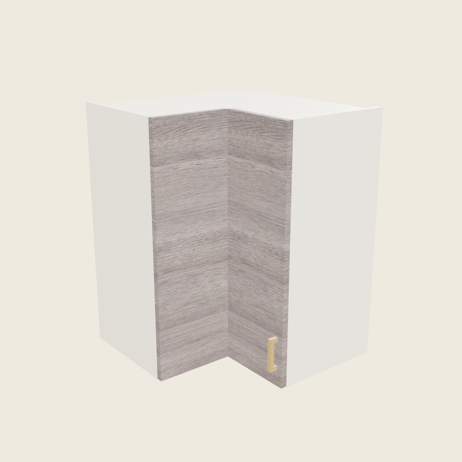 Torino Gray Wood Wall Easy Reach Cabinet - WER2430 — 2020 catalog rendering; left-hand arrangement shown; finish and installed options are illustrative
