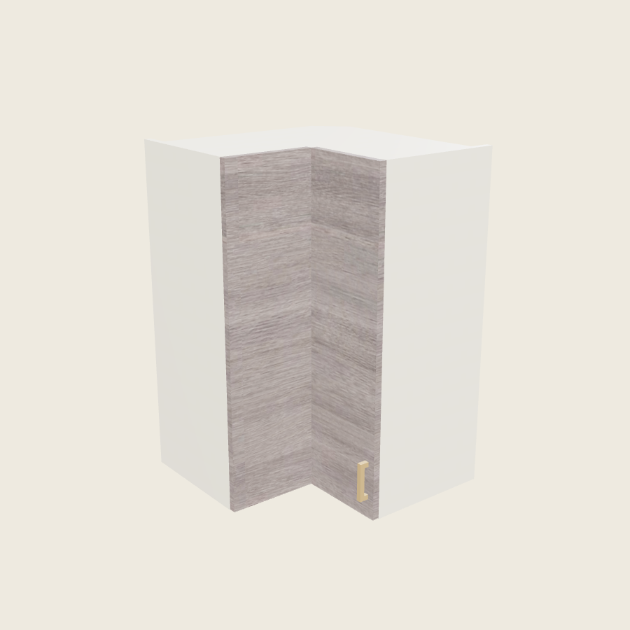 Torino Gray Wood Wall Easy Reach Cabinet - WER2435 — 2020 catalog rendering; left-hand arrangement shown; finish and installed options are illustrative