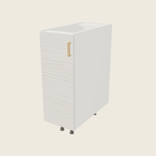 Torino White Pine Full Height Single Door Base Cabinet - B12FH — 2020 catalog rendering; left-hand arrangement shown; finish and installed options are illustrative