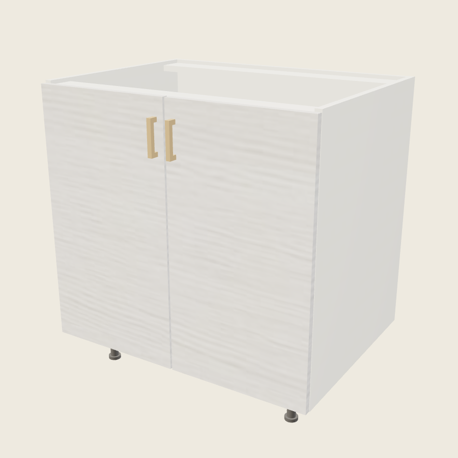 Torino White Pine Full Height Two Door Base - B33FH — 2020 catalog rendering; finish and installed options are illustrative