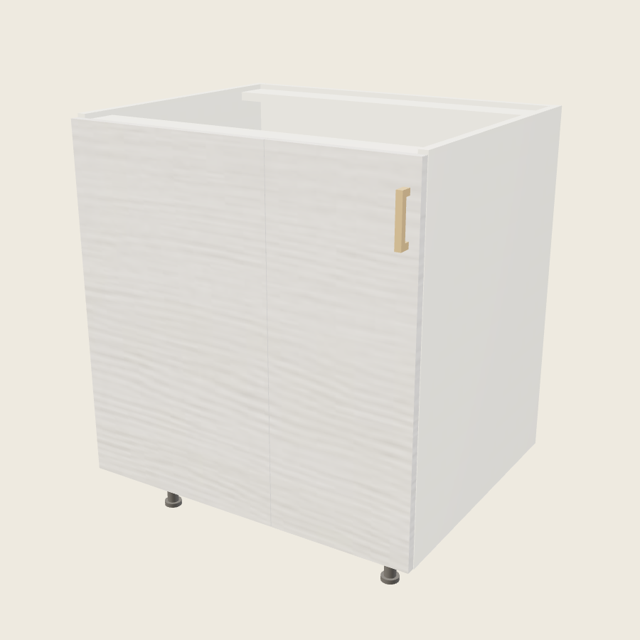 Torino White Pine Single Door Blind Base Corner Cabinet - BBC37/40FH — 2020 catalog rendering; left-hand arrangement shown; finish and installed options are illustrative