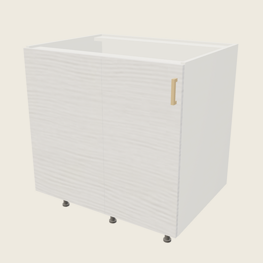 Torino White Pine Single Door Blind Base Corner Cabinet - BBC40/43FH — 2020 catalog rendering; left-hand arrangement shown; finish and installed options are illustrative