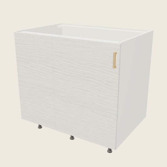 Torino White Pine Single Door Blind Base Corner Cabinet - BBC46/49FH — 2020 catalog rendering; left-hand arrangement shown; finish and installed options are illustrative