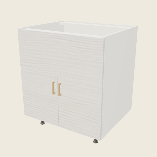Torino White Pine Farm Sink Base - FSB30 — 2020 catalog rendering; finish and installed options are illustrative