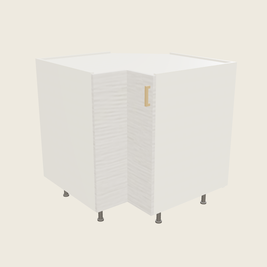 Torino White Pine Base Easy Reach Cabinets with Lazy Susan - LSB33 — 2020 catalog rendering; left-hand arrangement shown; finish and installed options are illustrative