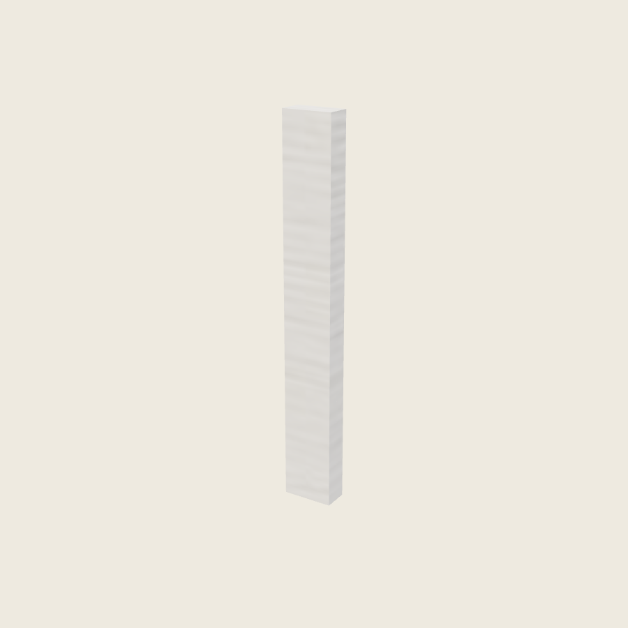 Torino White Pine Filler Overlay with Backer - OF323 — 2020 catalog rendering; finish and installed options are illustrative
