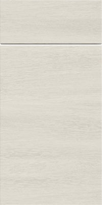 Torino White Pine — finish reference; sample door appearance. Reference shows door and drawer fronts; sample dimensions and contents are not represented.