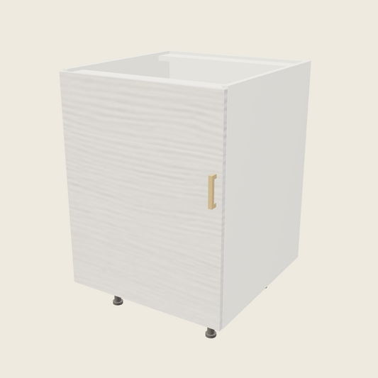 Torino White Pine Single Door Single False Drawer Front Sink Base - SB24S — 2020 catalog rendering; left-hand arrangement shown; finish and installed options are illustrative