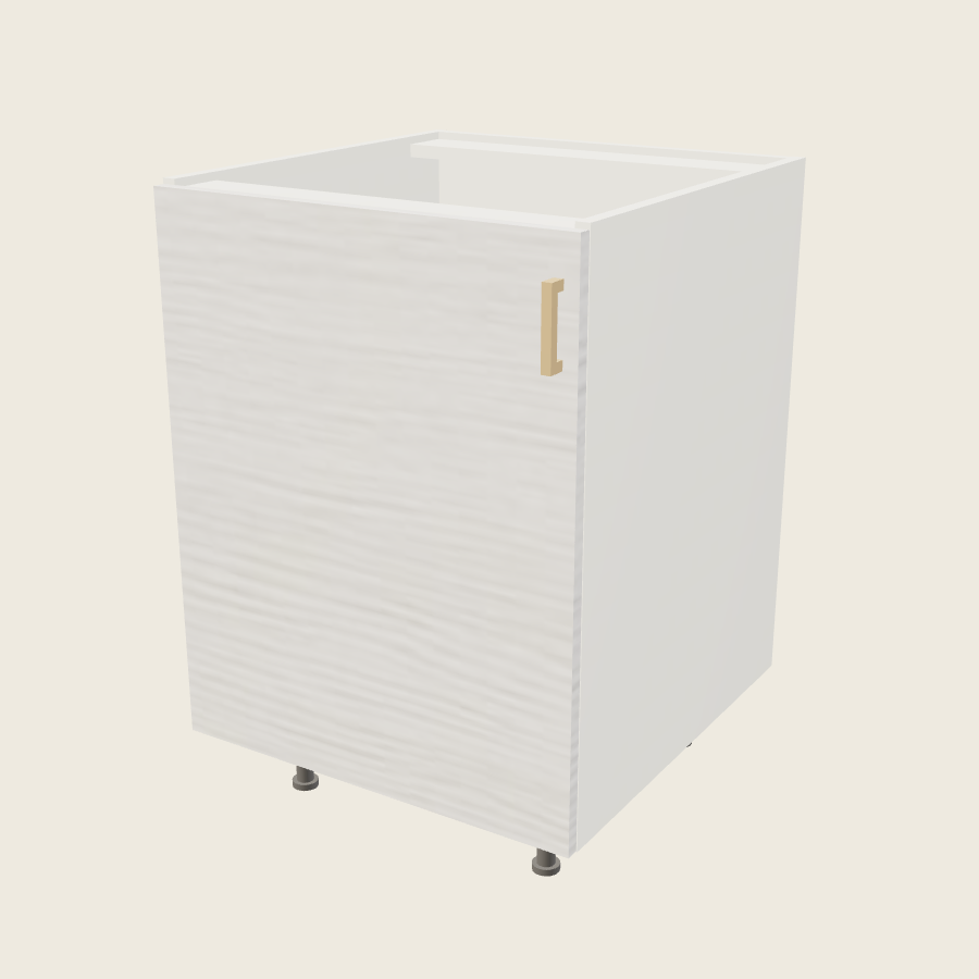 Torino White Pine Full Height Single Door Sink Base - SB24SFH — 2020 catalog rendering; left-hand arrangement shown; finish and installed options are illustrative