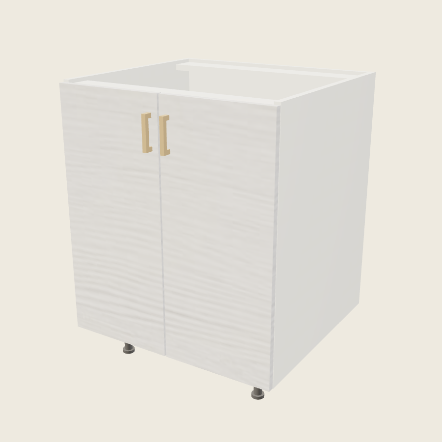 Torino White Pine Full Height Double Door Sink Base - SB27FH — 2020 catalog rendering; finish and installed options are illustrative
